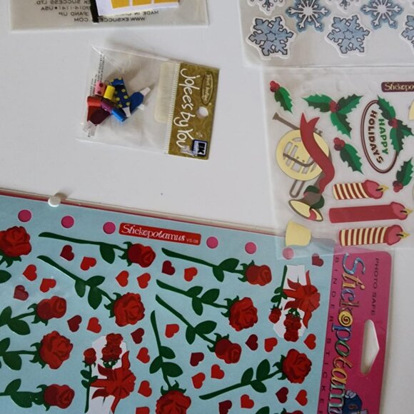 NWT 8 packages of Misc themed Scrapbooking stickers - Picture 3 of 6